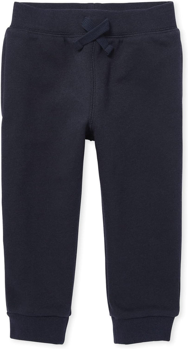 Baby Boys' Active Fleece Jogger Pants 2 Pack