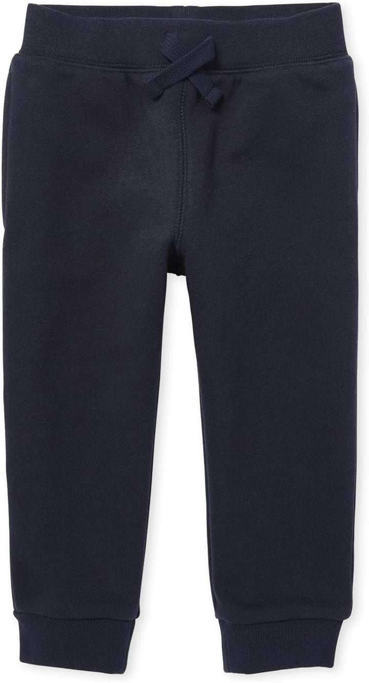 Baby Boys' Active Fleece Jogger Pants 2 Pack