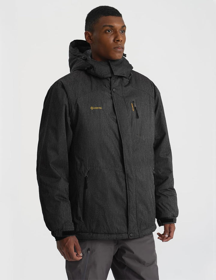 Men'S Mountain Waterproof Ski Snow Jacket Winter Windproof Rain Jacket