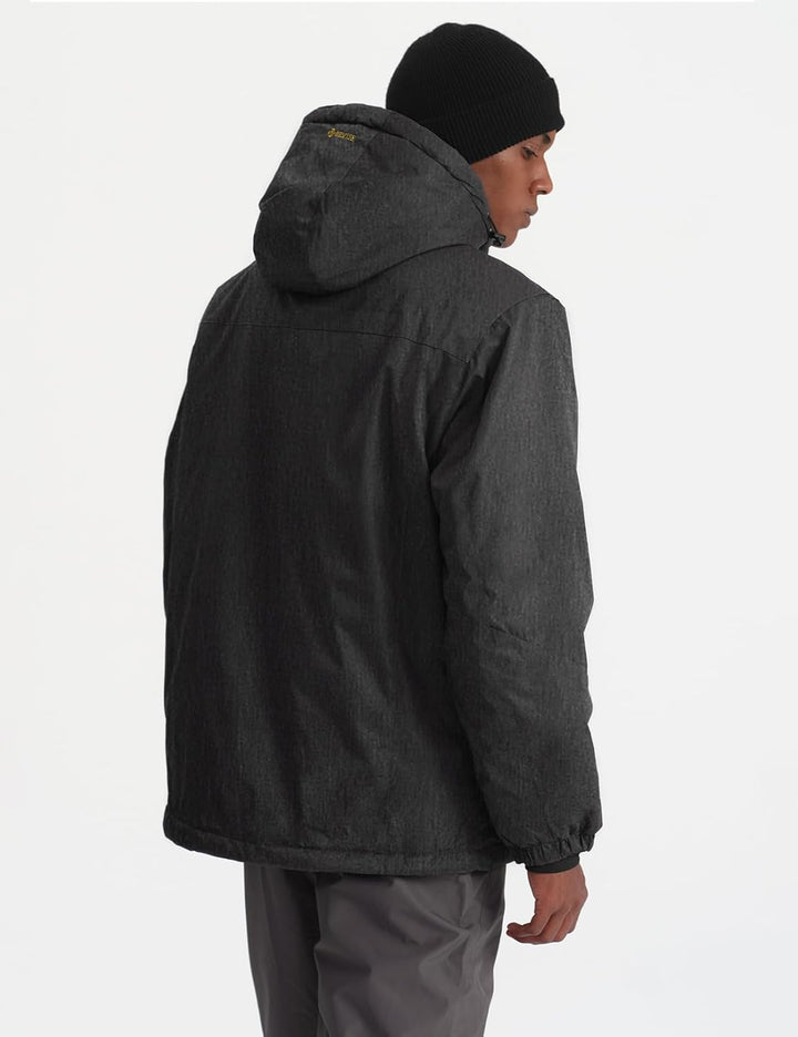 Men'S Mountain Waterproof Ski Snow Jacket Winter Windproof Rain Jacket
