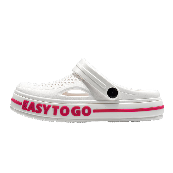 Porous Shoes Summer Breathable Sandals Men's and Women's Outer Wear Flat Eva Fishing Hollow Non-Slip Deodorant Men's Sandals
