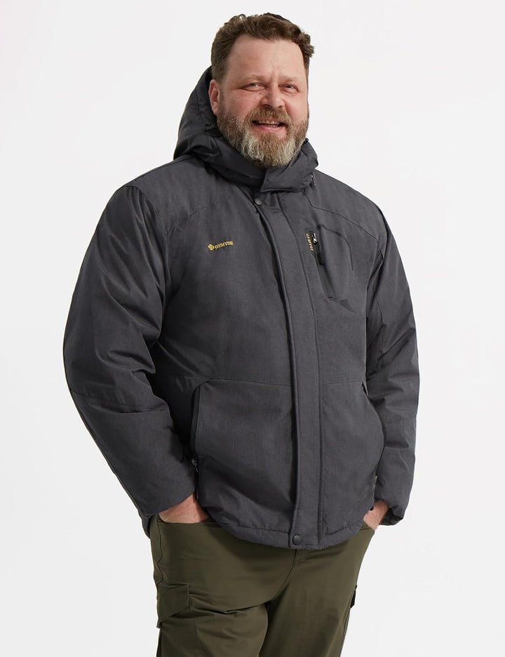 Men'S Mountain Waterproof Ski Snow Jacket Winter Windproof Rain Jacket